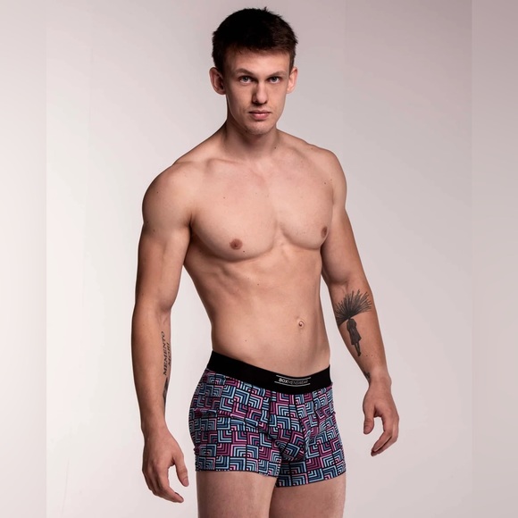 BoxMenswear NWT Feature Fit Medium Techno Boy Boxer Briefs - Picture 3 of 8